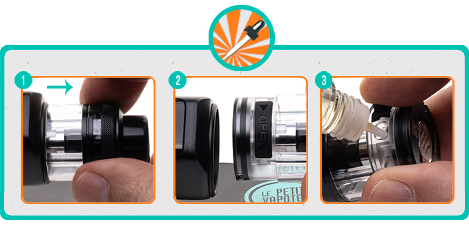 Remplissage du Kit Force Geekvape